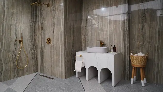 Wujudkan kamar mandi impian Anda dengan inspirasi dari AXOR Immersive Gallery, pengalaman ritual mandi terapeutik